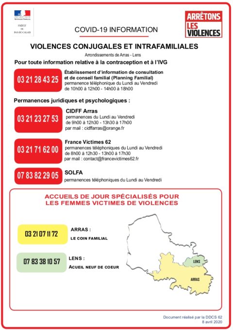 Informations pour lutter contre les Violences Conjugales et ...